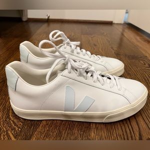 Veja sneakers, w/ light blue detail.Size 11 women. Excellent condition, worn 1x.